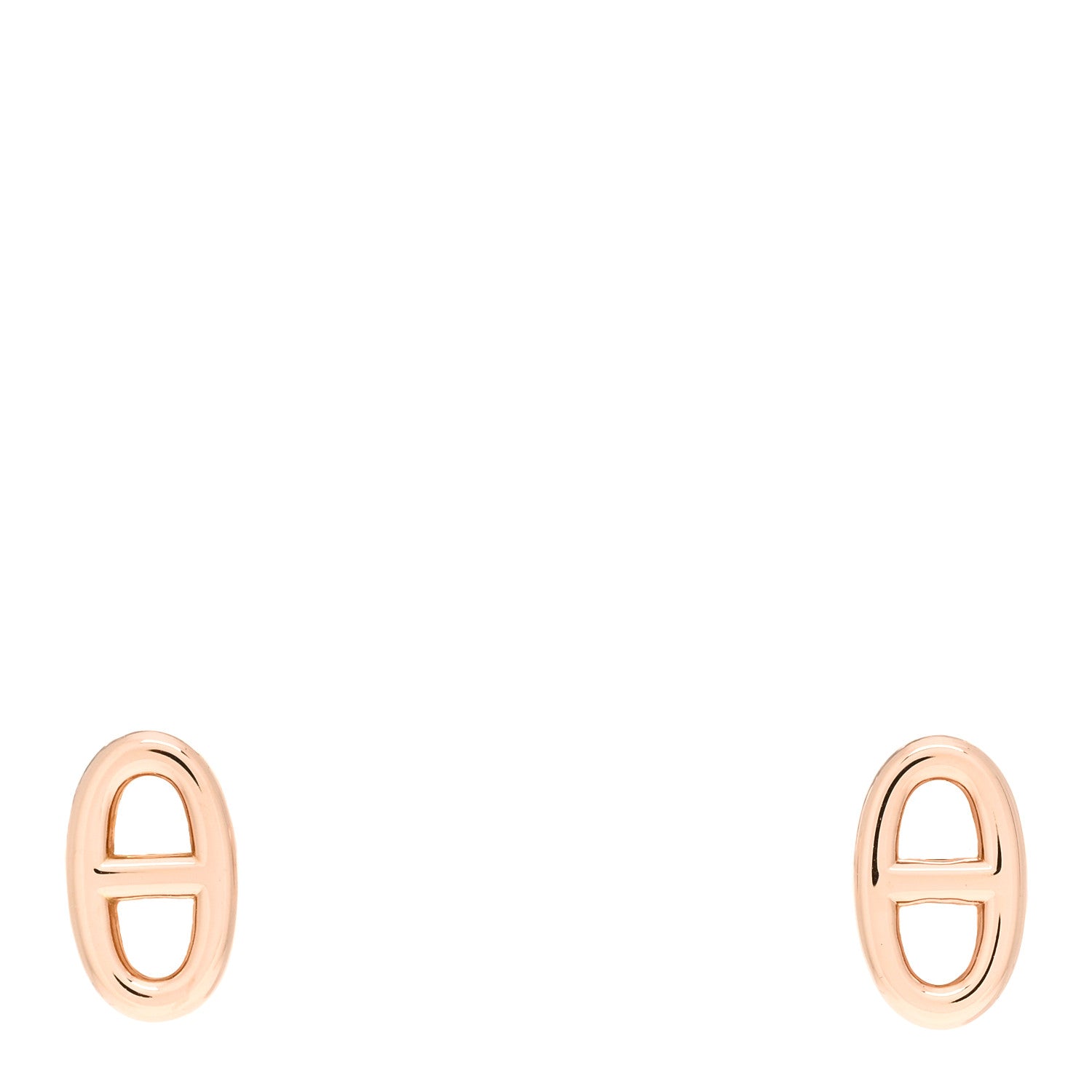 Hermes 18K Rose Gold TPM Farandole Stud Earrings 1 of 5