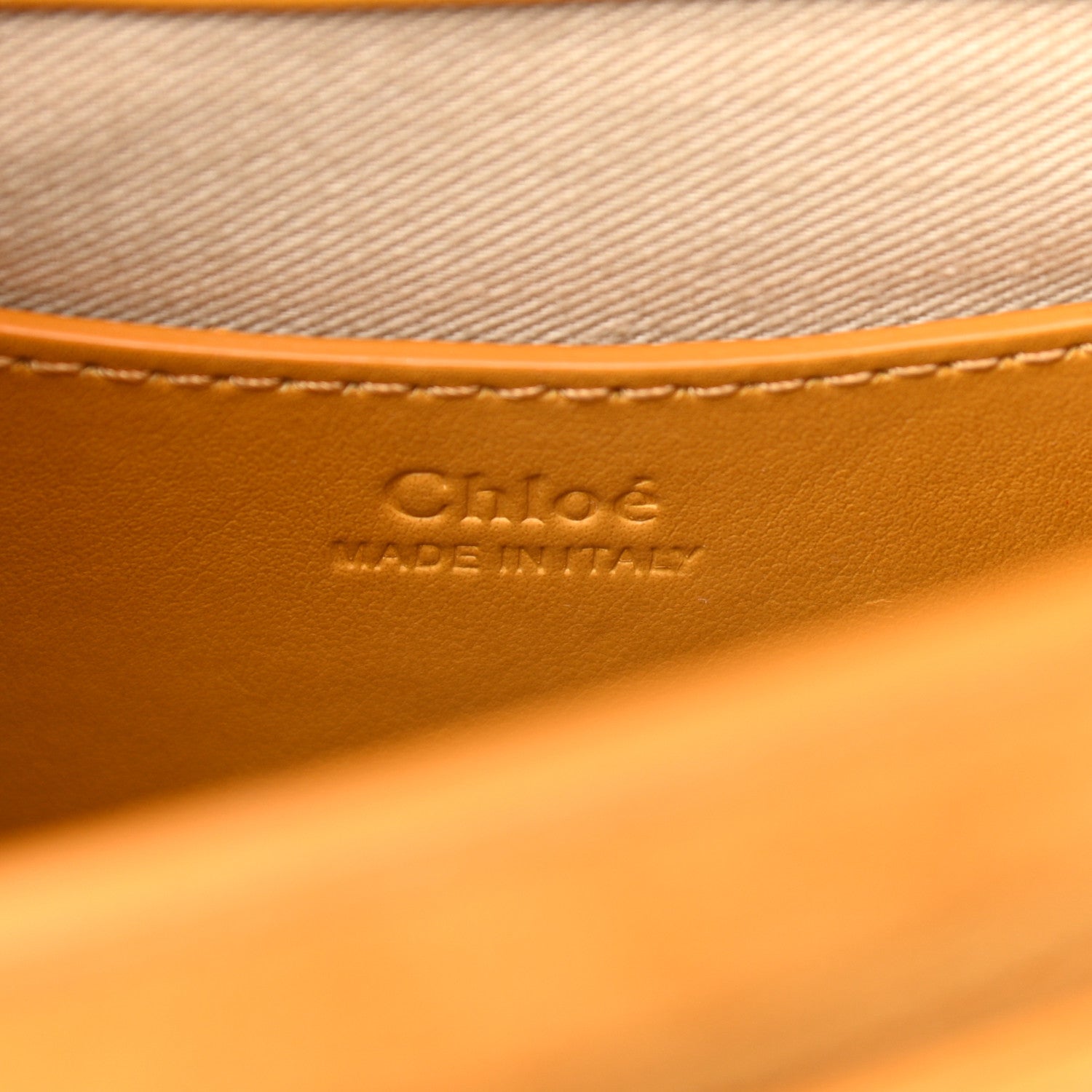 Chloe Calfskin Small Tess Bag Burning Camel 6 of 10