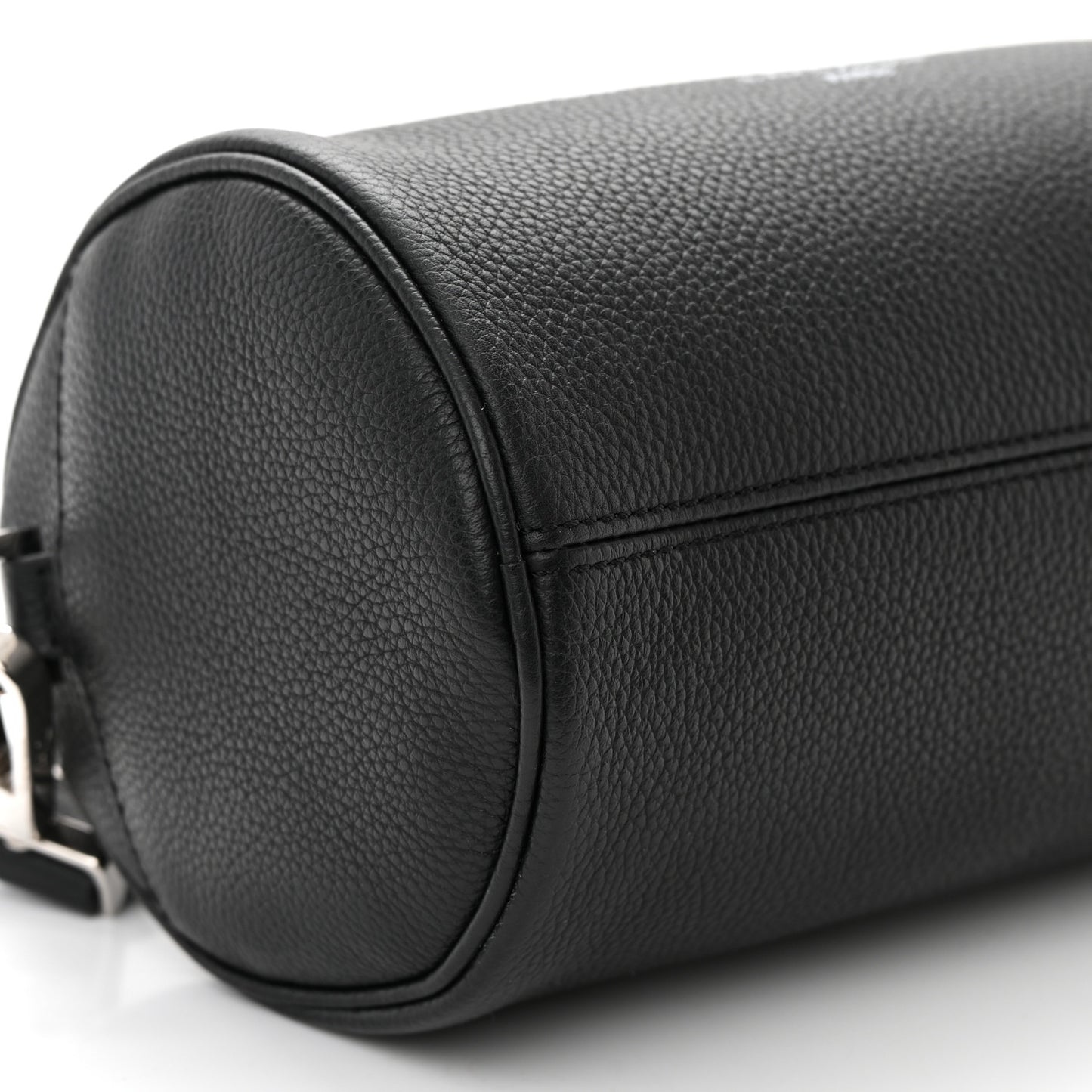 HOMME Grained Calfskin Mens Roller Pouch Black
