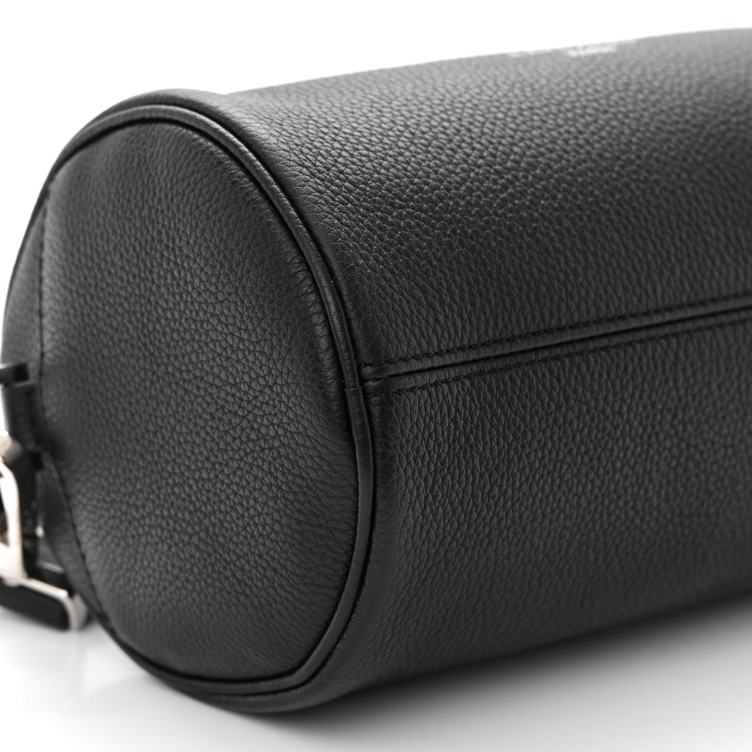 Christian Dior HOMME Grained Calfskin Mens Roller Pouch Black 9 of 12