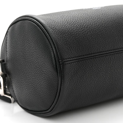 Christian Dior HOMME Grained Calfskin Mens Roller Pouch Black 9 of 12