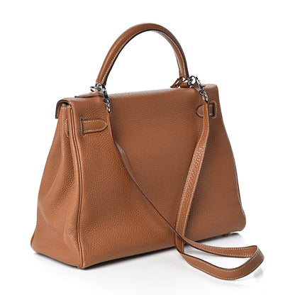 Hermes Togo Kelly Retourne 32 Gold 4 of 39