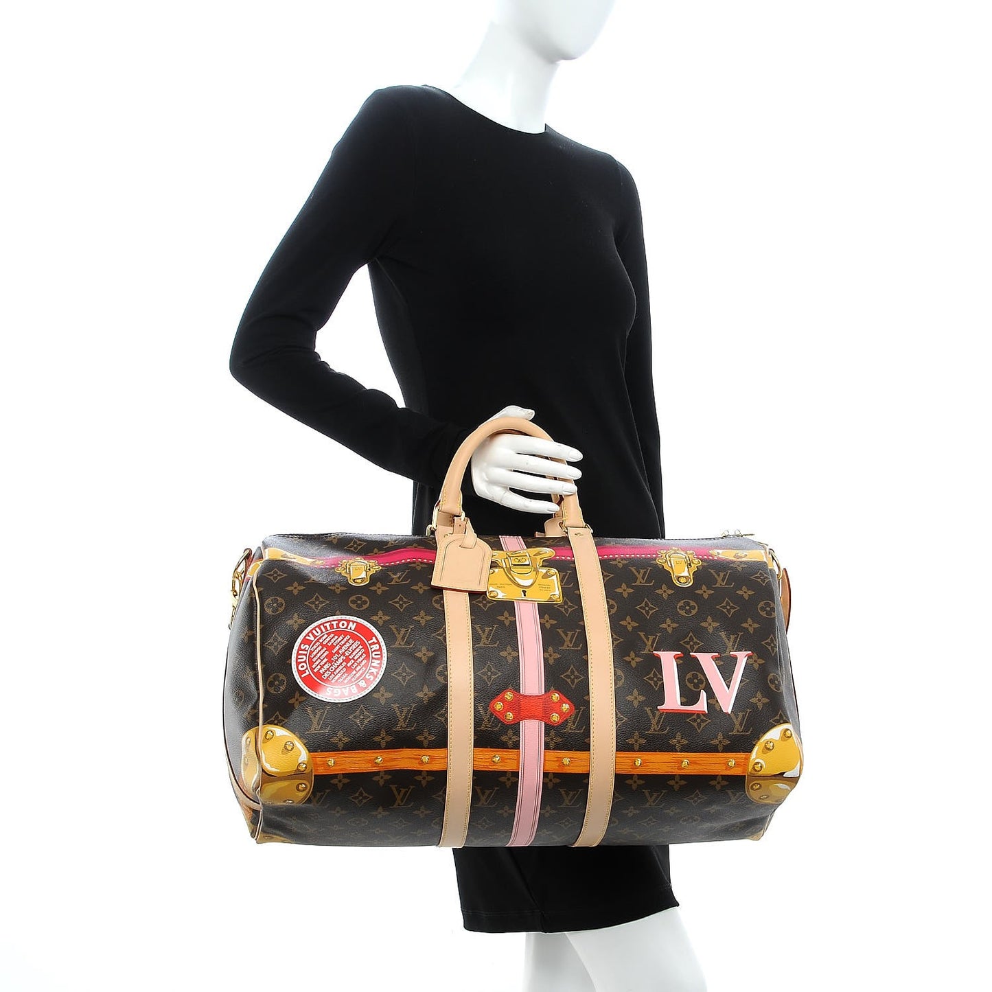 Monogram Summer Trunks Keepall Bandouliere 50