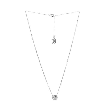 Cartier 18K White Gold Diamond D'Amour Pave Pendant Necklace 3 of 5