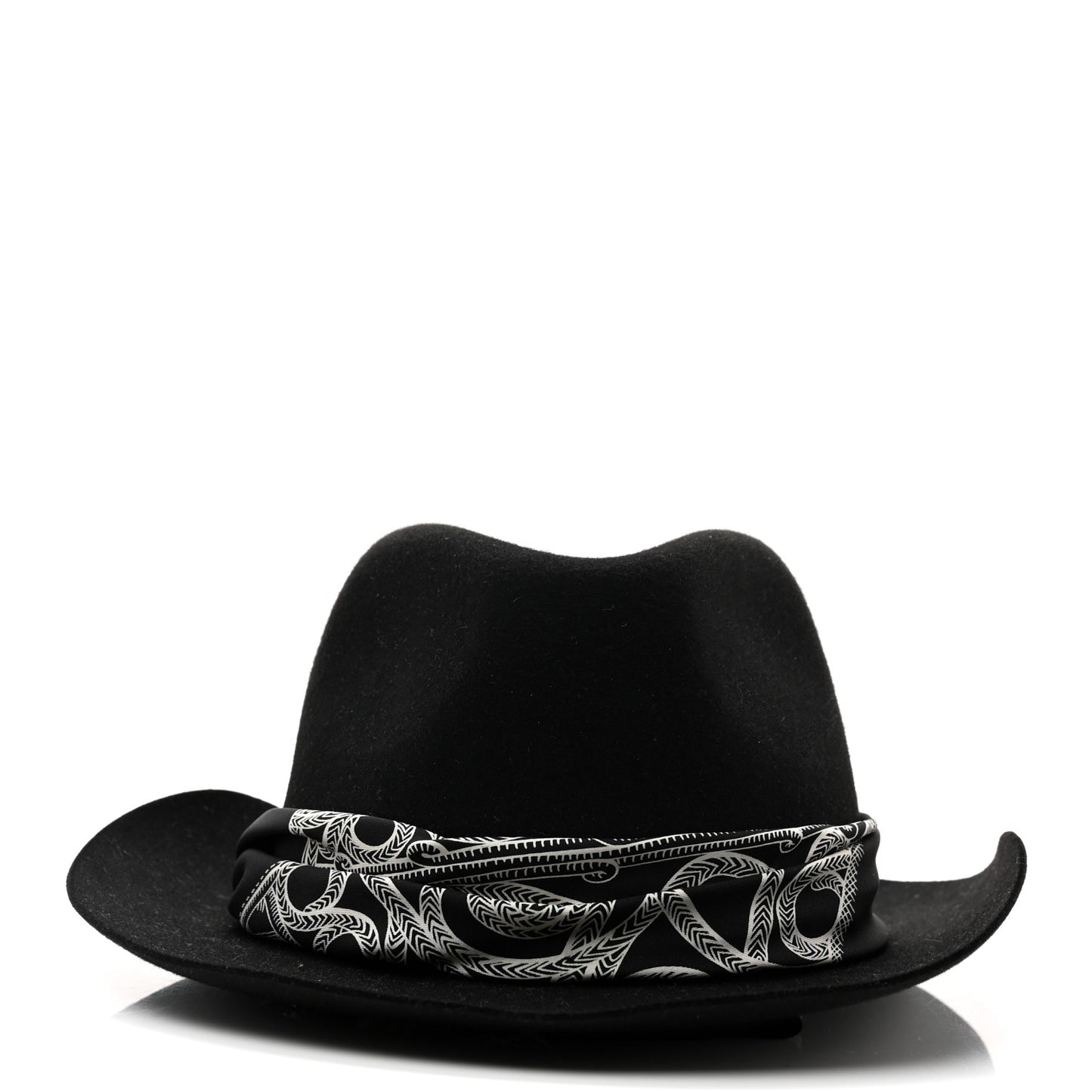 Feutre Silk Zouaves et Dragons Finesse Dahlia Hat 59 Black