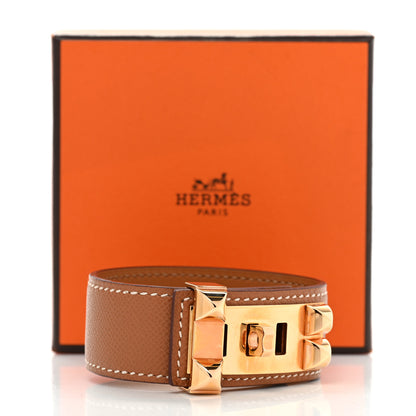 Hermes Epsom Collier de Chien CDC 24 Bracelet Gold 7 of 7