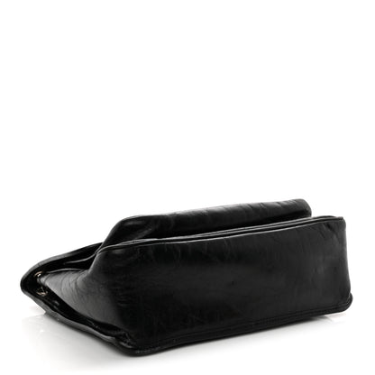 Saint Laurent Crinkled Calfskin Monogram Medium Niki Chain Satchel Black 4 of 11