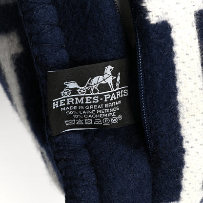 Hermes Wool Cashmere Avalon III Pillow PM Ecru Caban 3 of 3