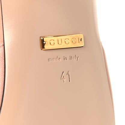 Gucci Malaga Kid Blondie 85mm Slingback Sandals 41 Pastel Pink 8 of 10