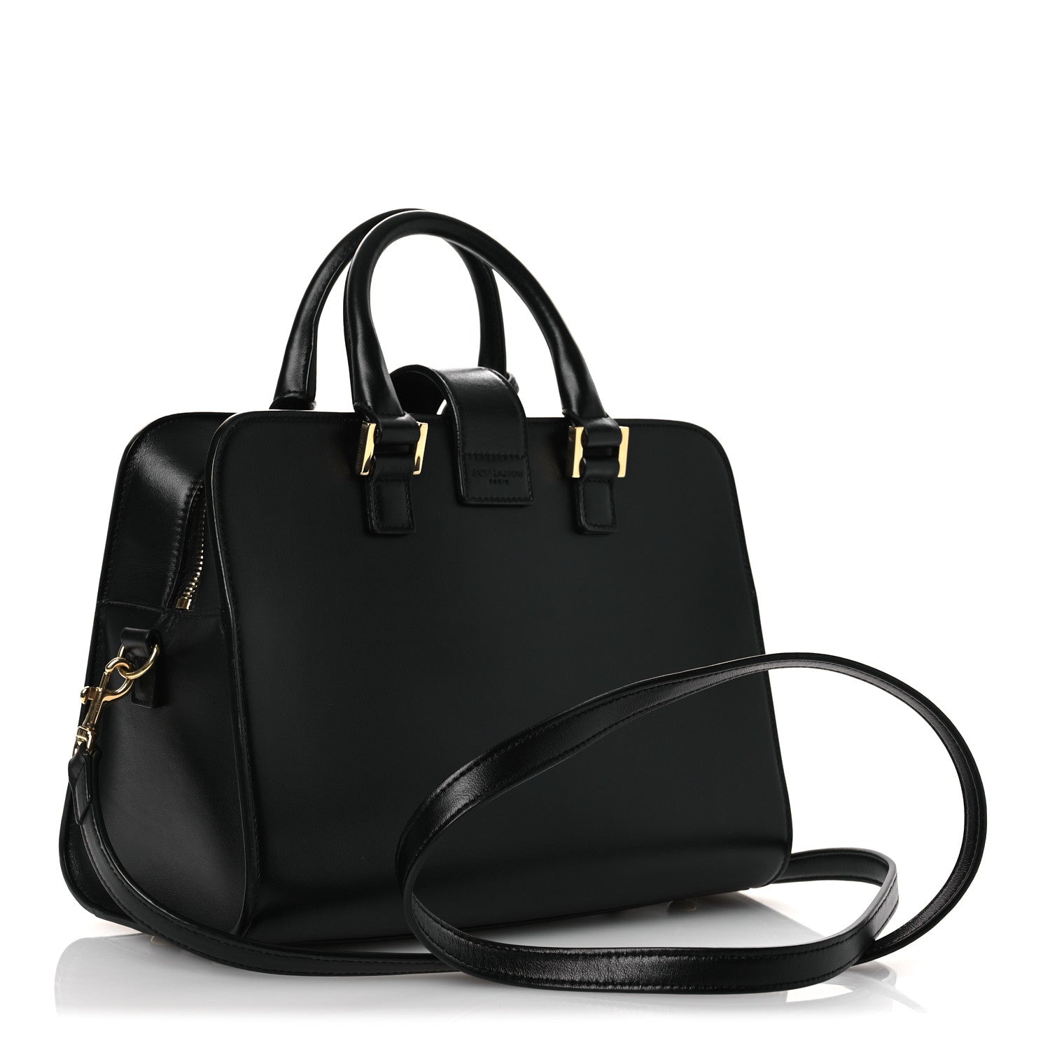 Saint Laurent Calfskin Monogram Baby Cabas Black 3 of 14
