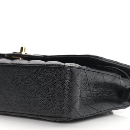 Chanel Caviar Quilted Medium Double Flap Black 9 of 11