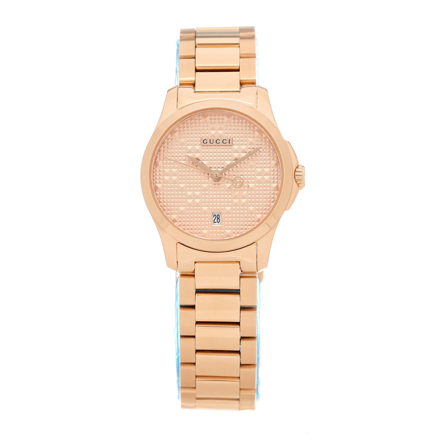 Stainless Steel 27mm G-Timeless Diamante Quartz Watch Rose