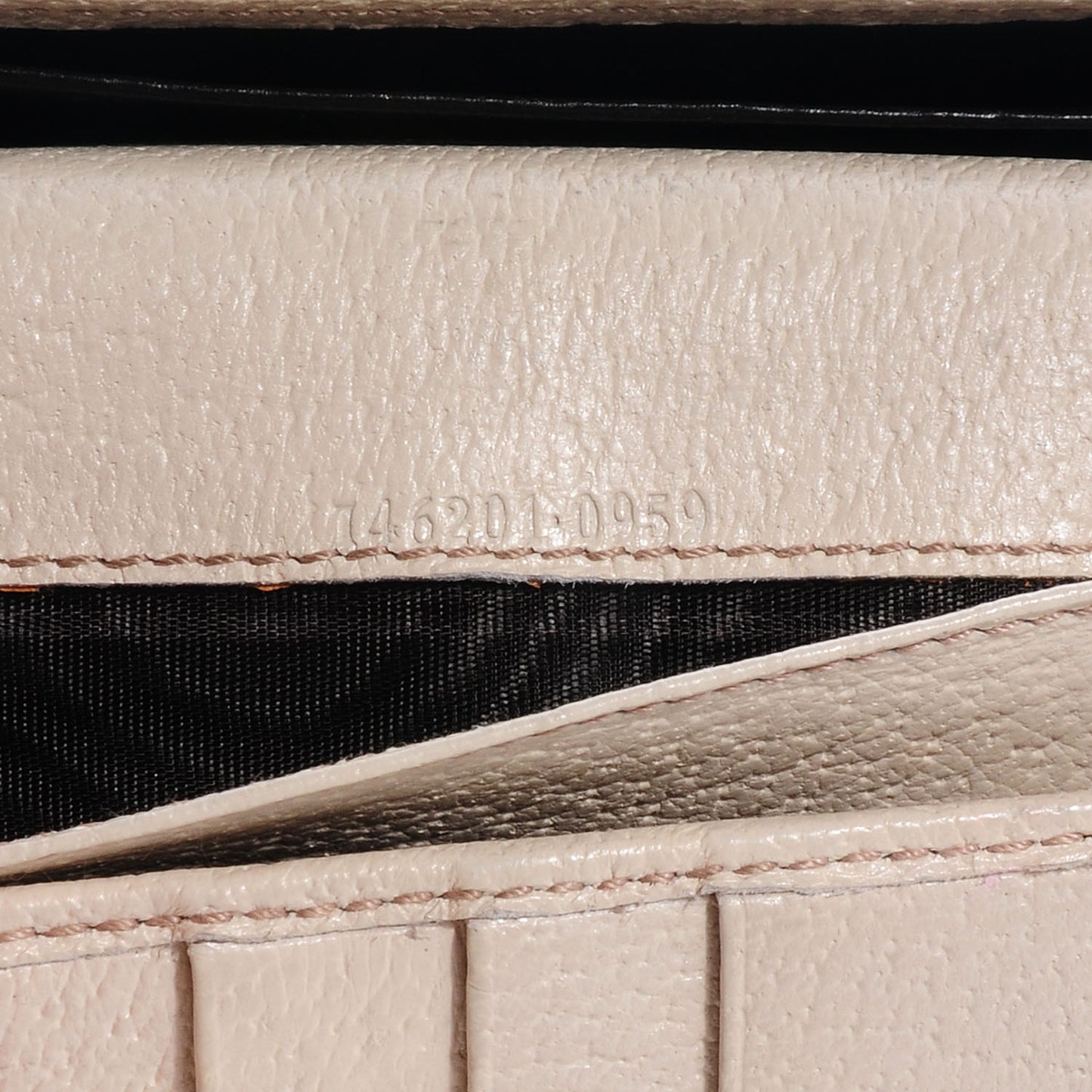 Monogram Buckle Continental Wallet Off White