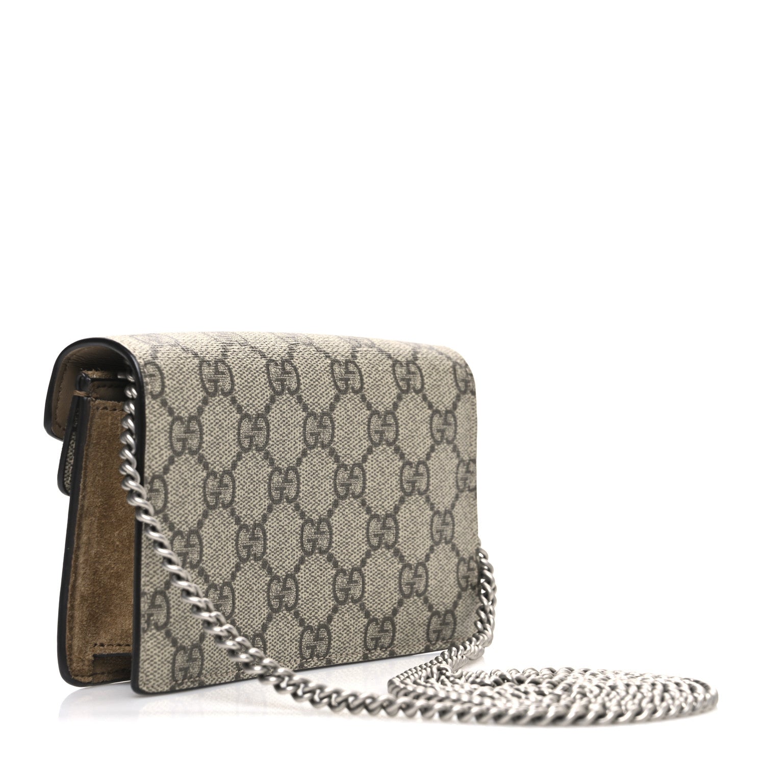 Gucci GG Supreme Monogram Super Mini Dionysus Shoulder Bag Taupe 3 of 11