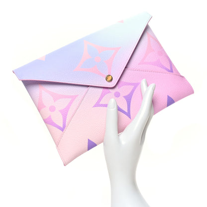 Louis Vuitton Monogram Giant Spring In The City Kirigami Pochette Set Sunrise Pastel Midnight Fuchsia Sunset Kaki 2 of 11