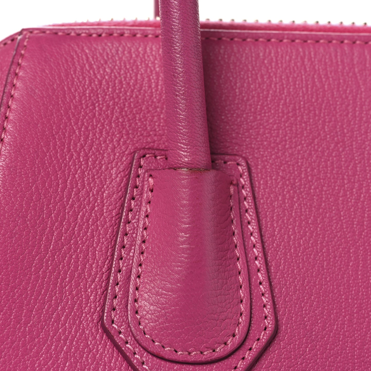 Sugar Goatskin Small Antigona Fuchsia