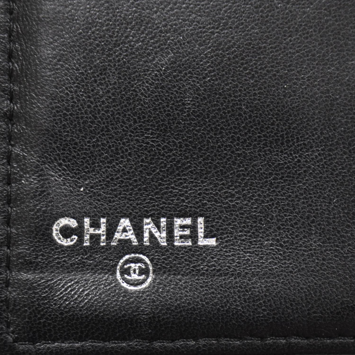 Chanel Lambskin Quilted Large Flap Wallet Black 7 of 10
