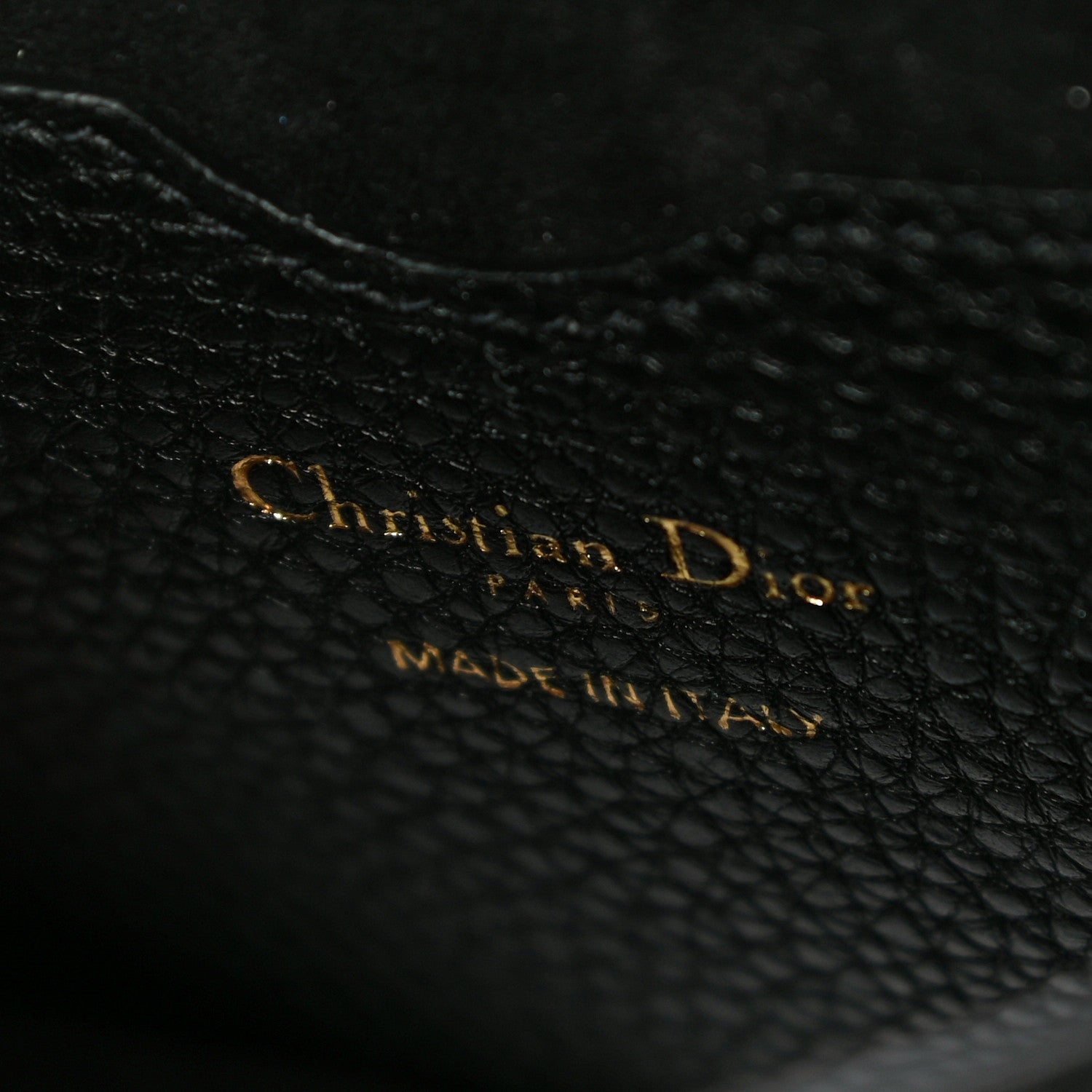 Christian Dior Grained Calfskin Large Bobby Flap Black 6 of 14