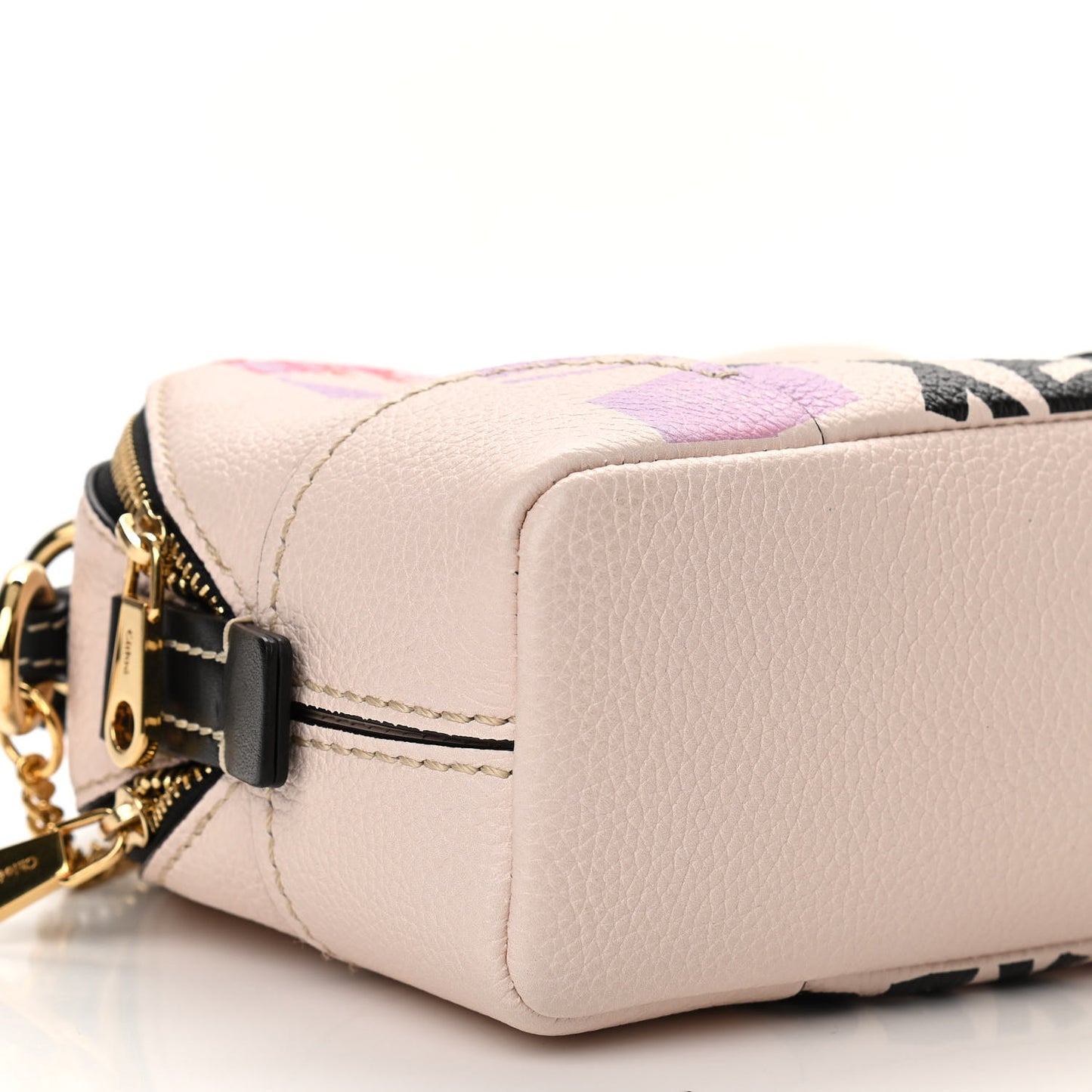 Corita Kent Print Grained Calfskin Mini Daria Bag