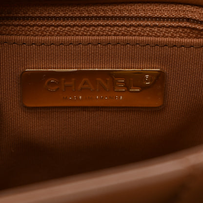 Chanel Lambskin Quilted Large Chanel 19 Flap Brown 6 of 10