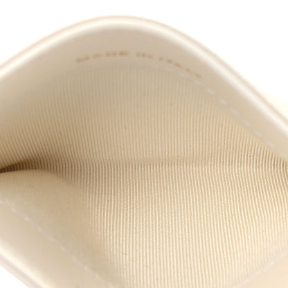Chanel Caviar Quilted Card Holder White 5 of 9