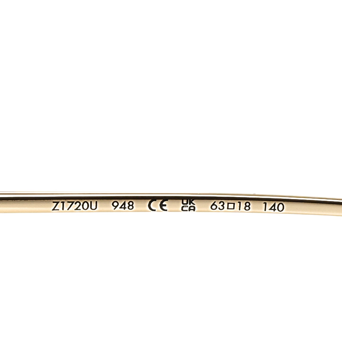 Metal LV Charm Cat Eye Sunglasses Z1720U Gold