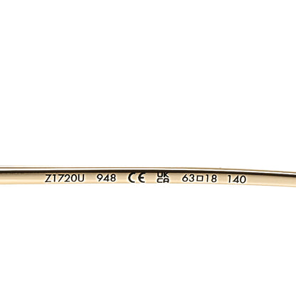 Louis Vuitton Metal LV Charm Cat Eye Sunglasses Z1720U Gold 6 of 8