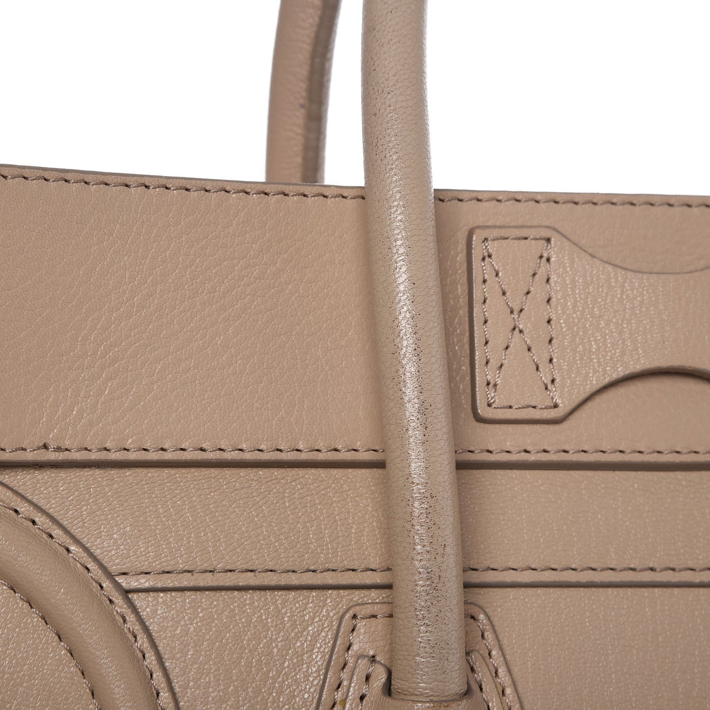 Goatskin Mini Luggage Sand