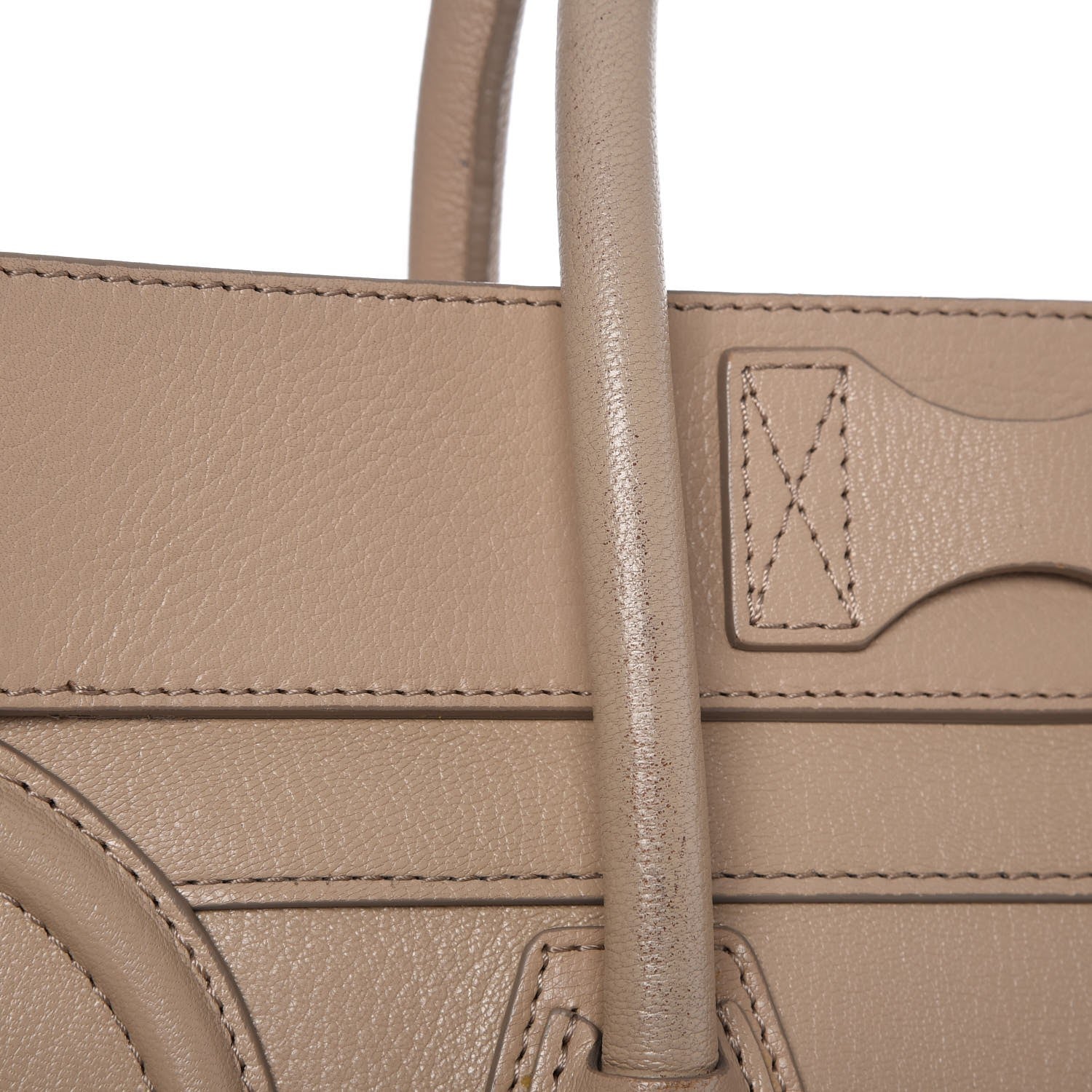 Celine Goatskin Mini Luggage Sand 11 of 15