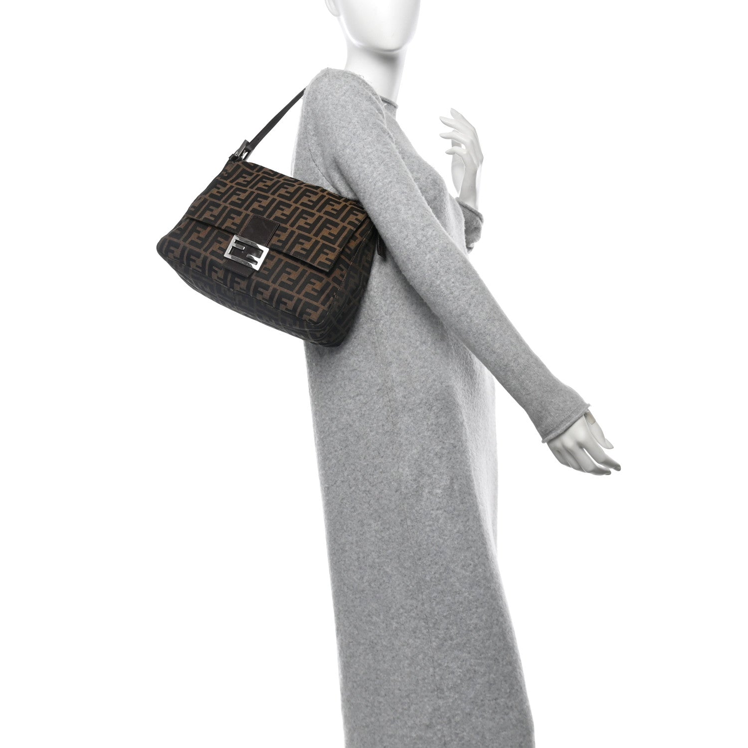 Fendi Zucca Mama Baguette Tobacco 2 of 9