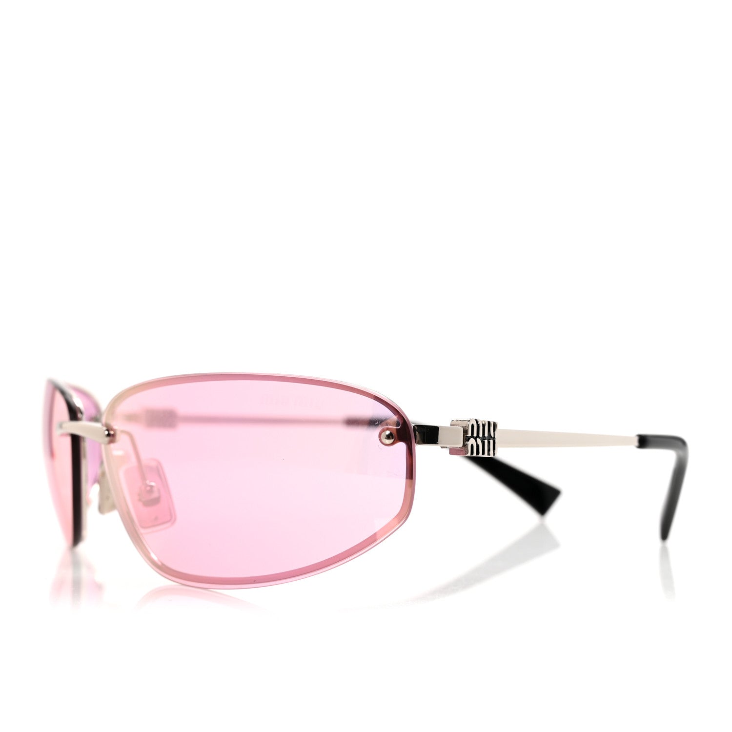 Miu Miu Metal Oval Sunglasses SMUA50 Pink 14 of 16