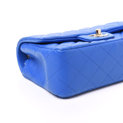 Chanel Lambskin Quilted Mini Rectangular Flap Blue 5 of 10