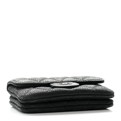 Chanel Iridescent Caviar Quilted Coin Purse Black 4 of 10