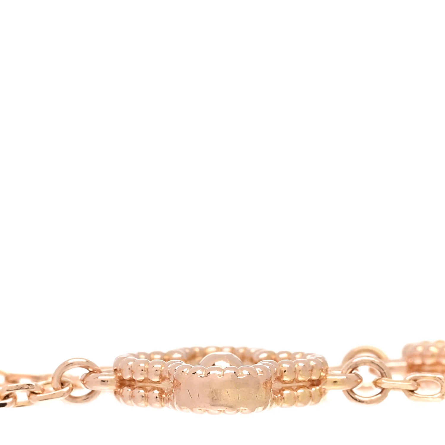Van Cleef & Arpels 18K Rose Gold 6 Motifs Sweet Alhambra Bracelet 3 of 5