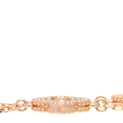Van Cleef & Arpels 18K Rose Gold 6 Motifs Sweet Alhambra Bracelet 3 of 5