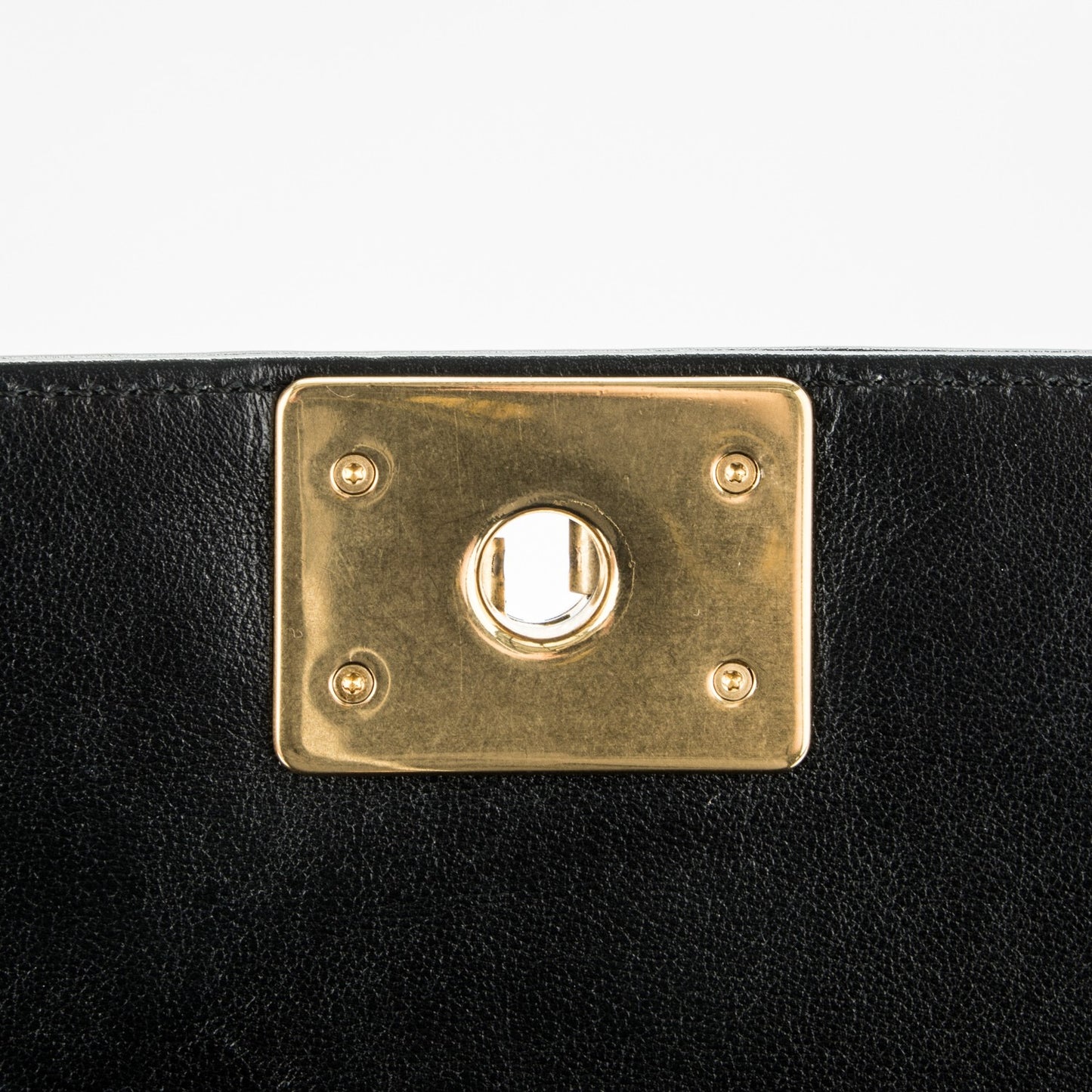 Calfskin Quilted Medium Boy Flap Black