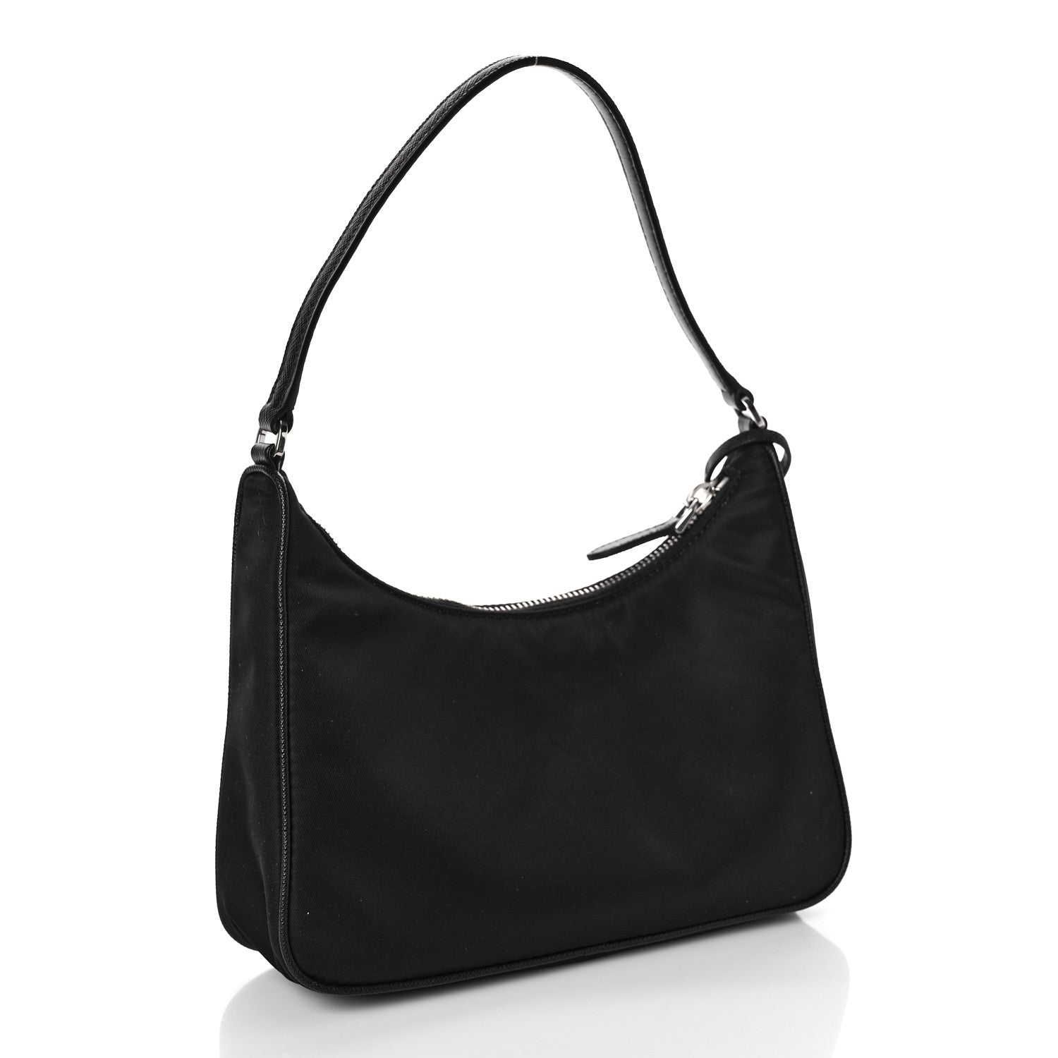 Prada Tessuto Nylon Saffiano Mini Re-Edition 2005 Bag Black 3 of 8