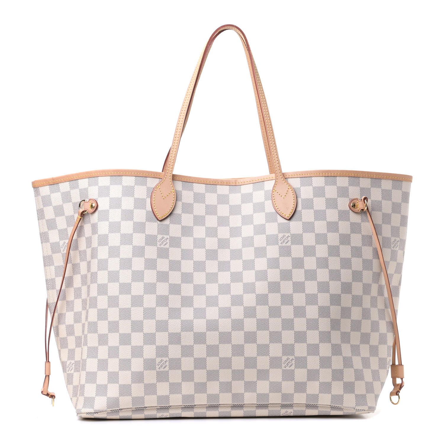 Louis Vuitton Damier Azur Neo Neverfull GM Rose Ballerine 1 of 6
