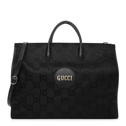 Gucci Econyl Nylon Monogram Large Off The Grid Tote Bag Black 1 of 12