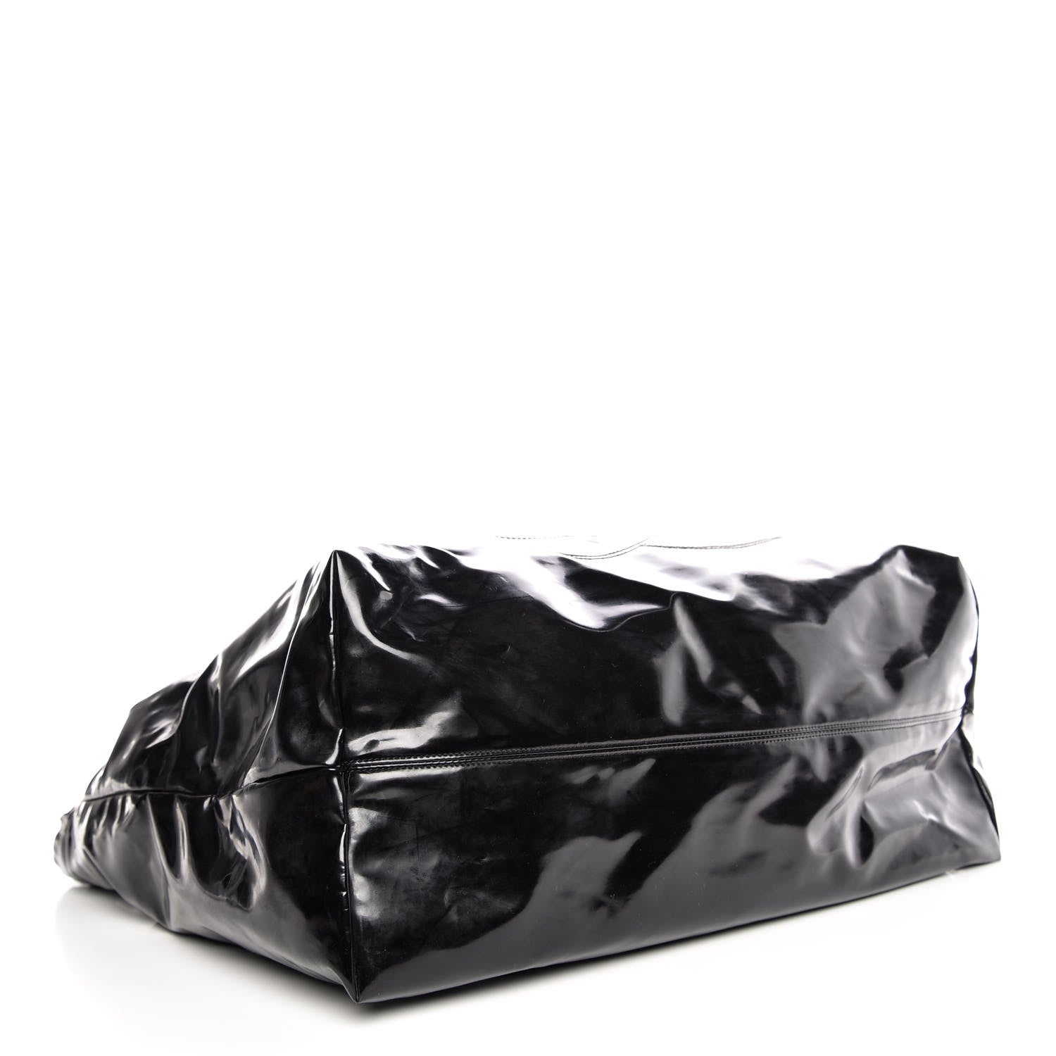 Chanel Vinyl XL Coco Cabas Black 4 of 7