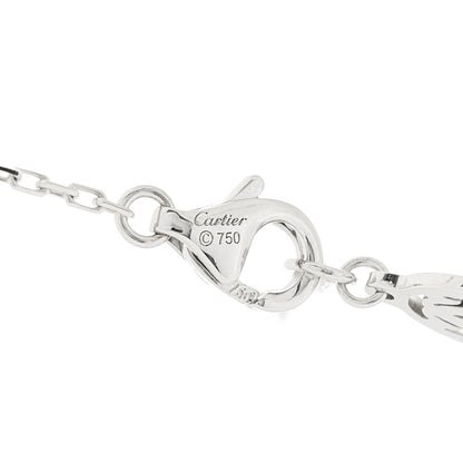 Cartier 18K White Gold Diamond LM D'Amour Pendant Necklace 5 of 6
