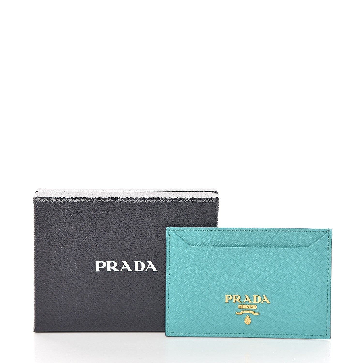 Prada Saffiano Metal Card Case Giada 6 of 6