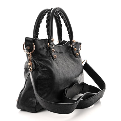 Balenciaga Agneau Giant 12 Rose Gold Hardware Town Black 3 of 12
