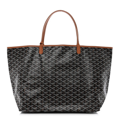 Goyard Goyardine Saint Louis GM Black Gold 3 of 12