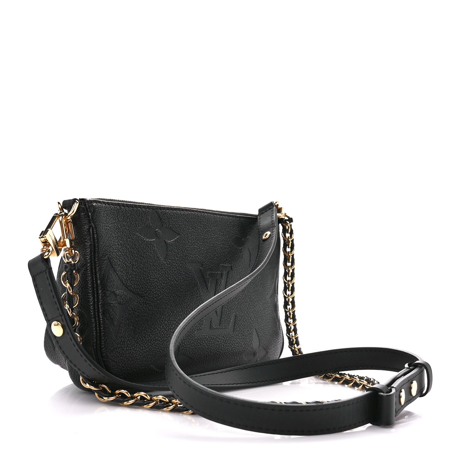 Louis Vuitton Empreinte Monogram Giant Multi Pochette Accessories Black 3 of 13