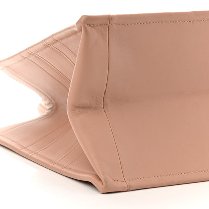 Christian Dior Calfskin Embossed Medium Book Tote Rose de Vents 9 of 10