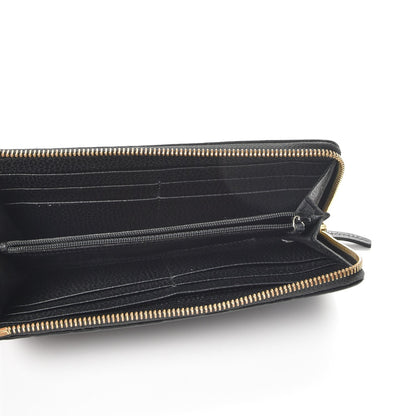 Gucci Guccissima Donna Long Wallet Black 5 of 9