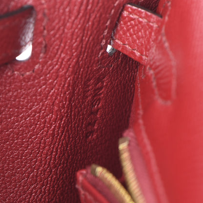 Hermes Epsom Kelly Sellier 25 Rouge Grenat 25 of 39