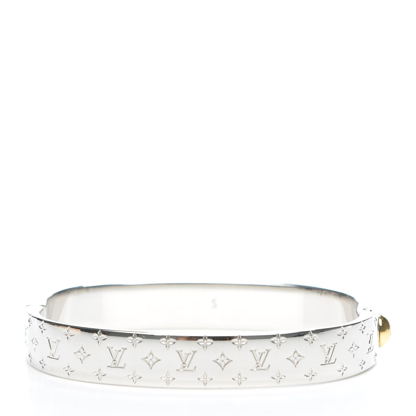Palladium Monogram Nanogram Cuff S