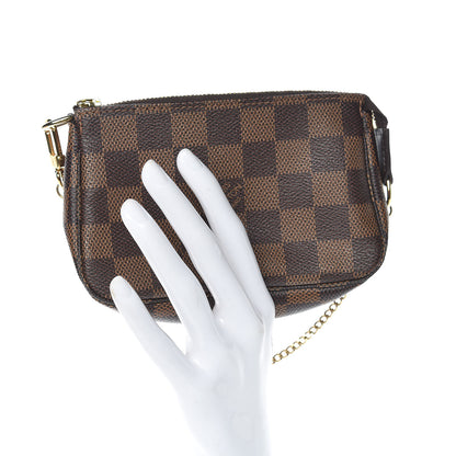 Louis Vuitton Damier Ebene Mini Pochette Accessories 2 of 9